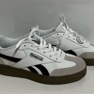 Reebok Ladies White, Black, and Gray Sneakers